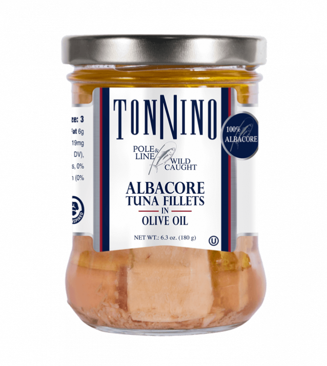 Premium Pole Line Albacore Tuna Fillets Tonnino