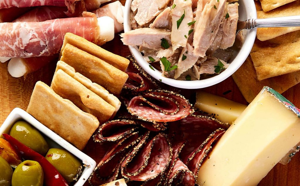 Antipasto with Tonnino Yellowfin Tuna Ventresca in Olive Oil