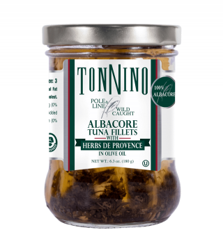Pole & Line Albacore Tuna Fillets with Herbs de Provence in Olive Oil
