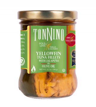 Pole & Line Yellowfin Tuna Fillets with Jalapeno in Olive Oil