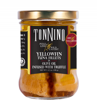 Pole & Line Yellowfin Tuna Fillets with Truffle in Olive Oil