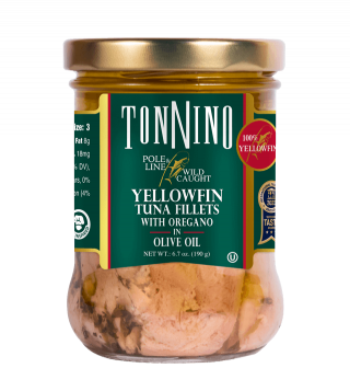 Pole & Line Yellowfin Tuna Fillets with Oregano in Olive Oil