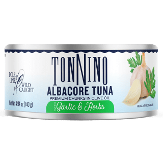 Tonnino Albacore Tuna in Olive Oil with Garlic & Herbs